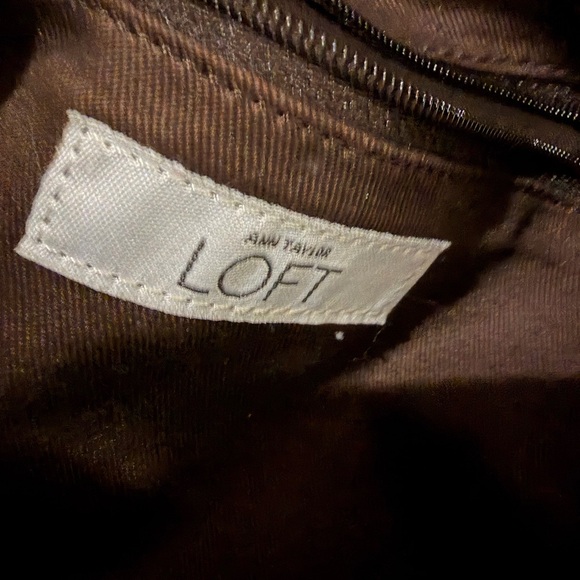 LOFT Brown Fabric with White Label - Picture 3 of 4